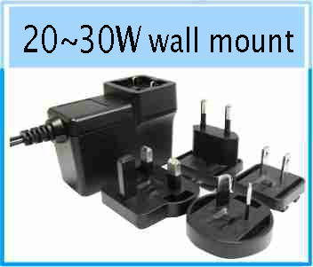 20~30W Interchangeable Medical Power Adapter