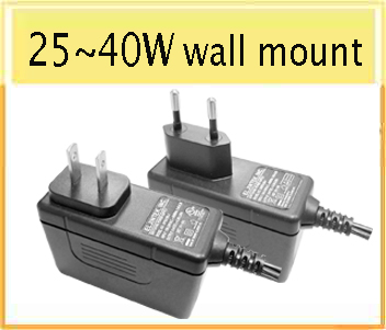 25~40W Medical Wallmount Power Adapter